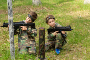Déguisement militaire pour laser game
